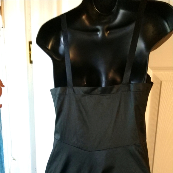 🛞Vintage Movie Star Slip Black 1950's Scallop Hem  Size 32 Short - Picture 5 of 14